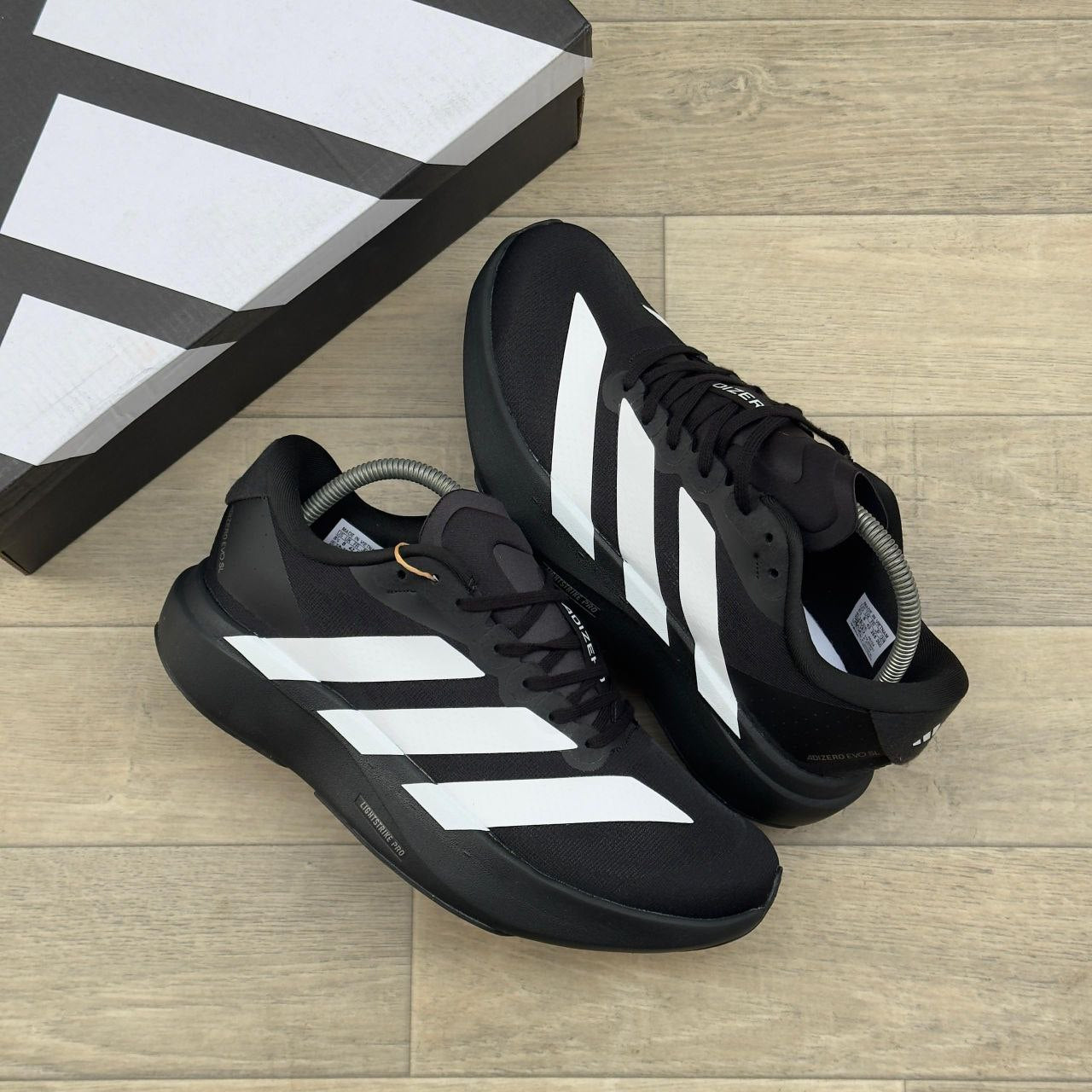 ADIDAS ADIZERO EVO SL RUNNING SHOE "BLACK"