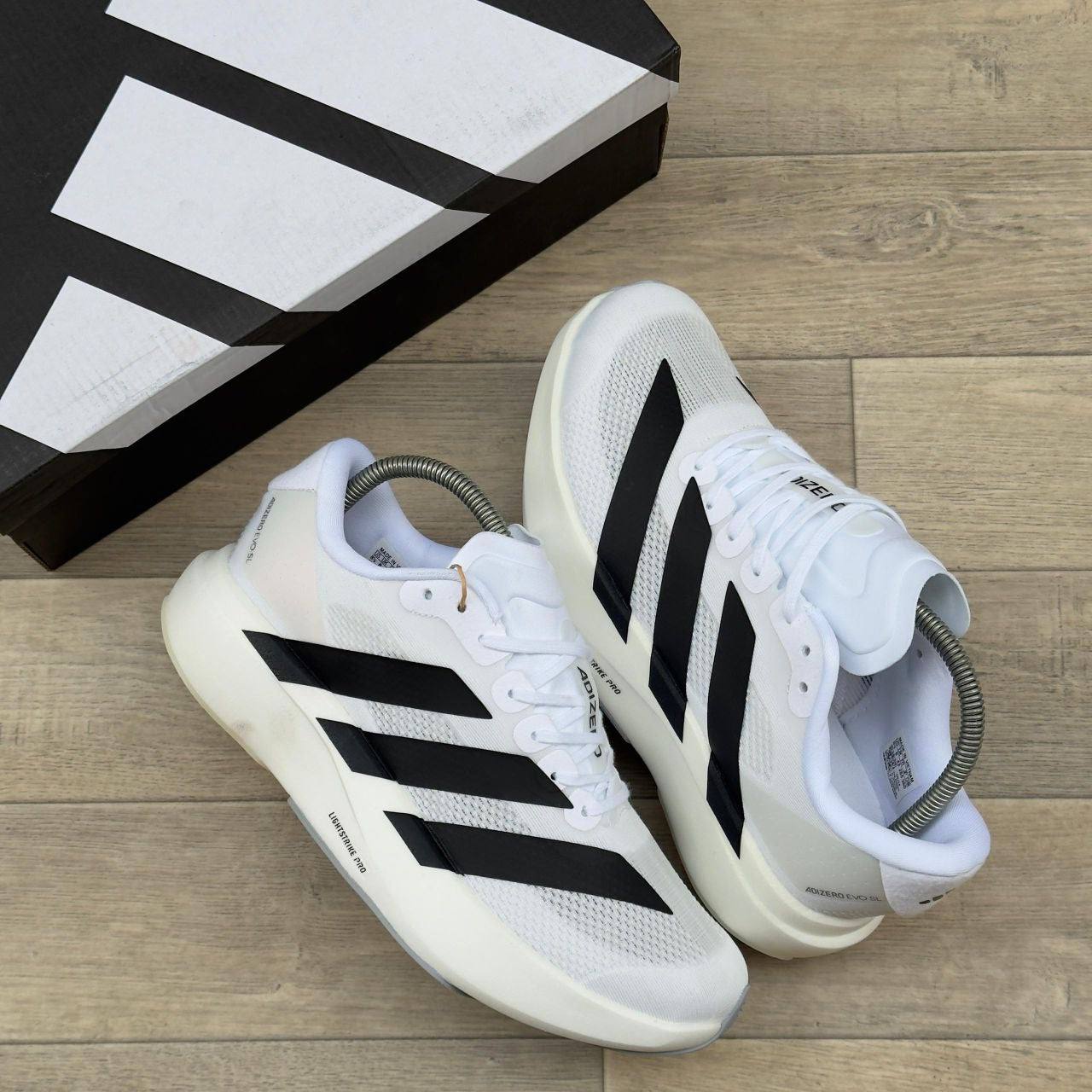 ADIDAS ADIZERO EVO SL RUNNING SHOE "CLOUD WHITE"