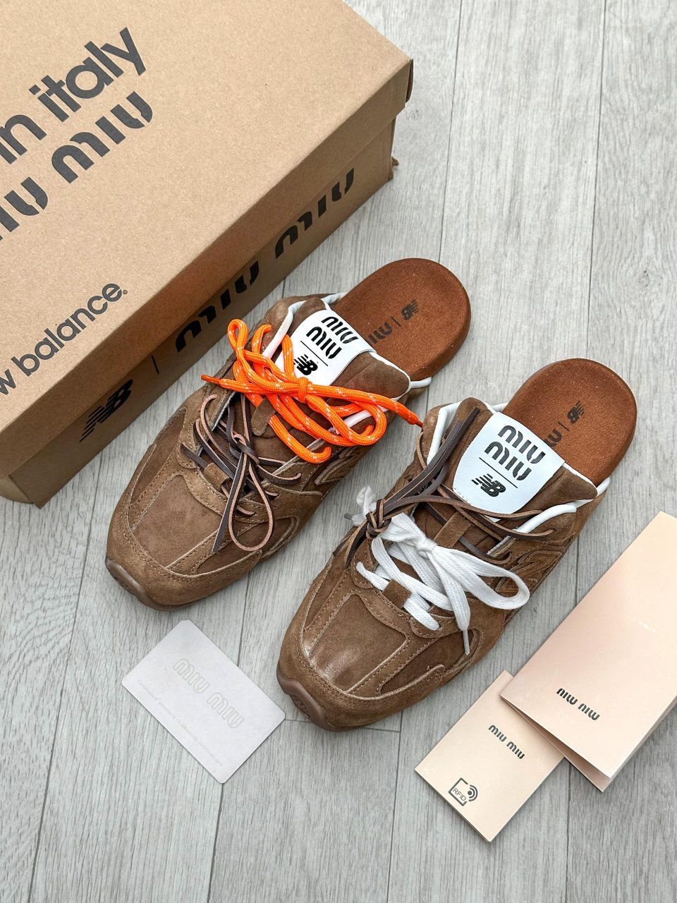 Miu Miu x New Balance 530 Mules
