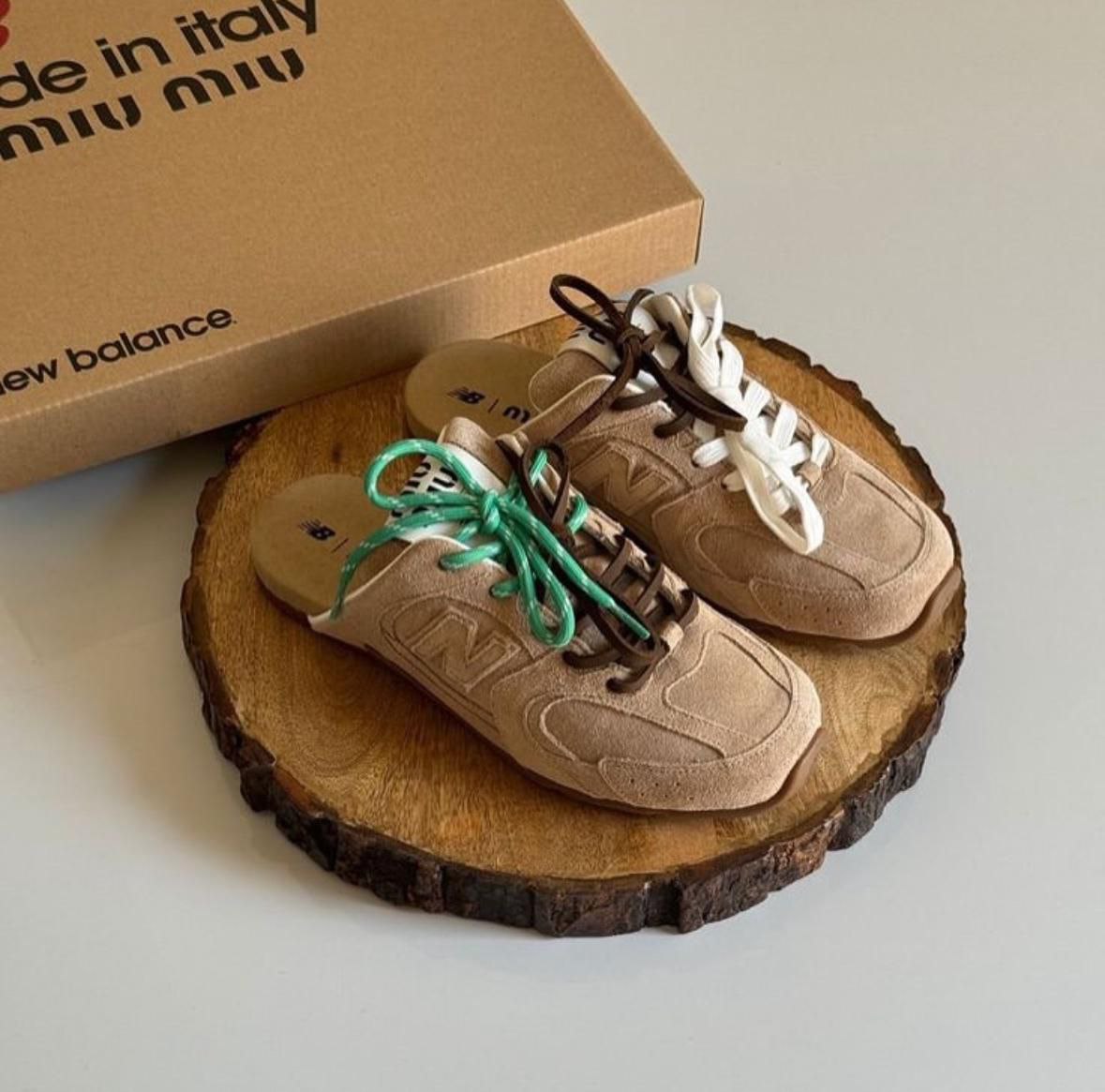 Miu Miu x New Balance 530 Mules