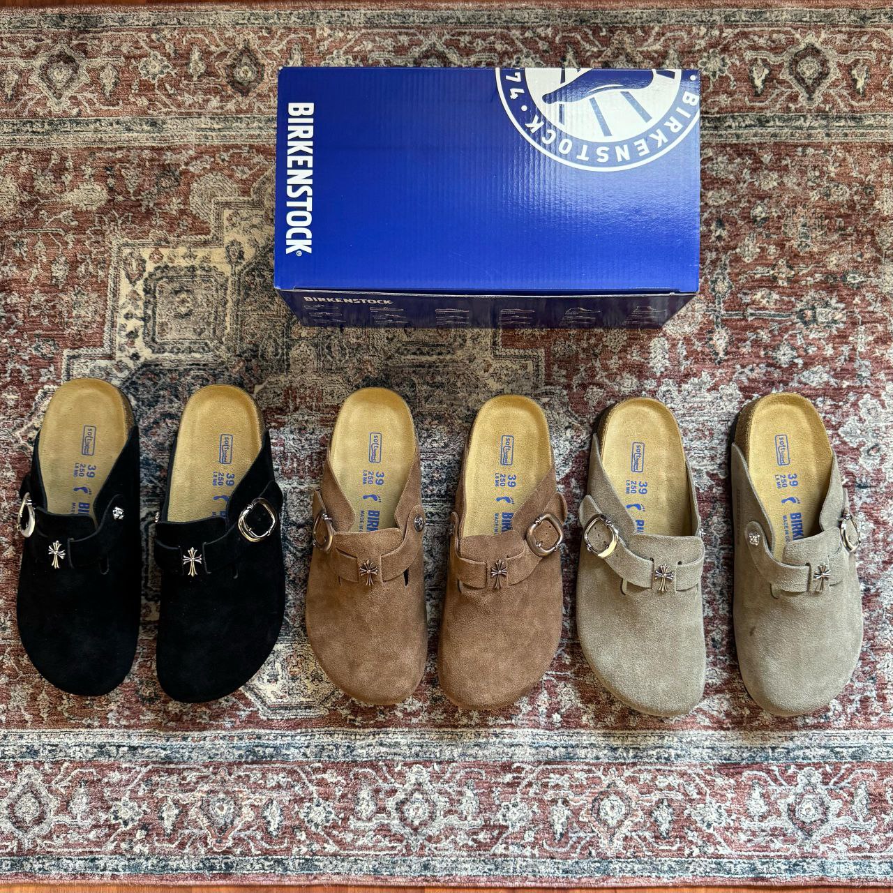 CHROME HEART X BIRKENSTOCK MULES